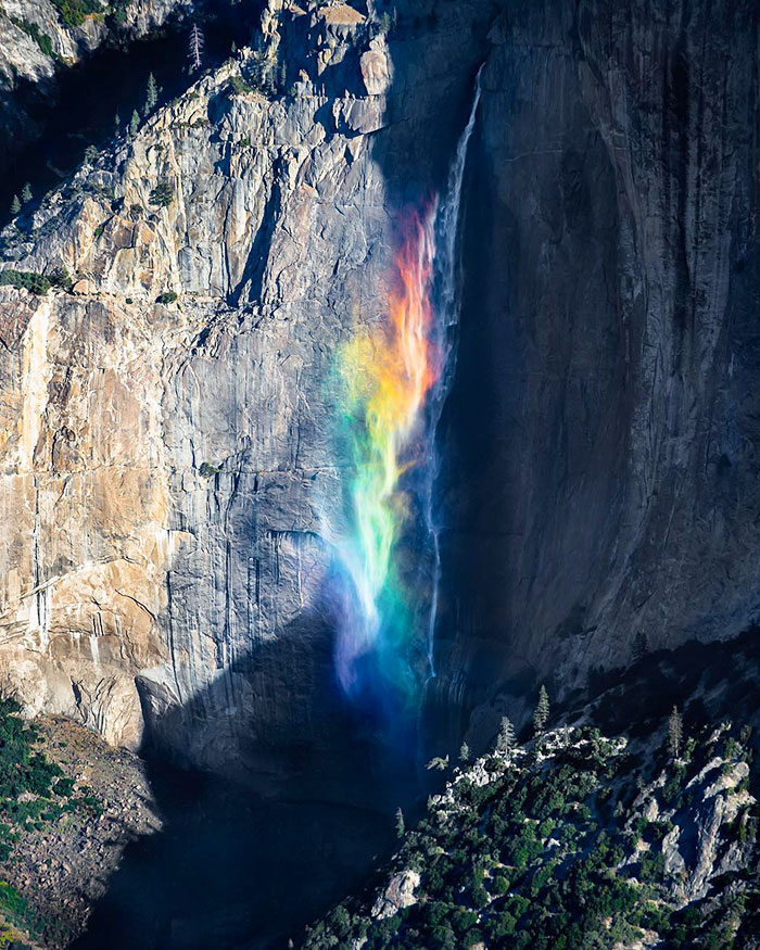 A Still Image From The Phenomenon That I Was Lucky To Capture At Yosemite Falls