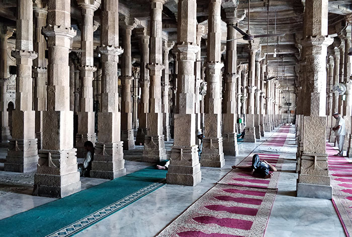 Not A Glitch In The Photo. Jama Masjid, Ahmedabad