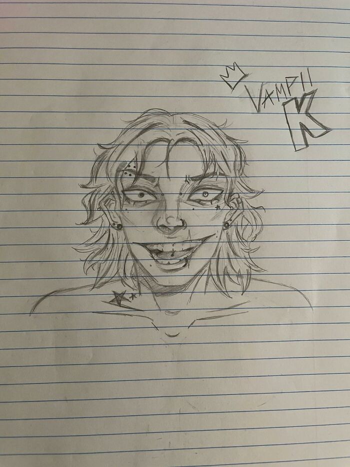 Doodling In Class And Kai Just Decided To Become An Oc