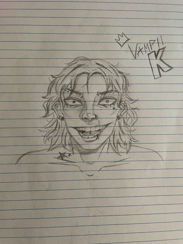 Doodling In Class And Kai Just Decided To Become An Oc