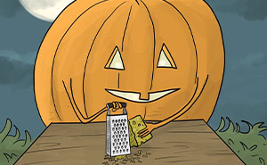 This Artist Makes Funny Single-Panel Comics, And Here Are 55 Of His Halloween-Themed Works