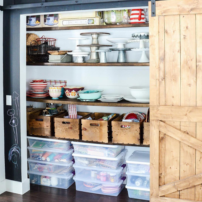 Well organised storage Well organised storage