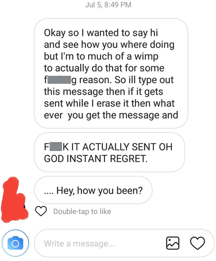Ex-Girlfriend Who I Haven't Talked To In 7 Months "Accidentally" Sent Me A Message