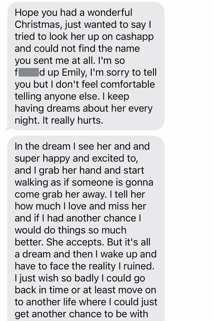 Friend's Ex-Boyfriend (2 Years Past) Won’t Take A Hint. She Has Blocked Him Everywhere And He Messages Me Instead