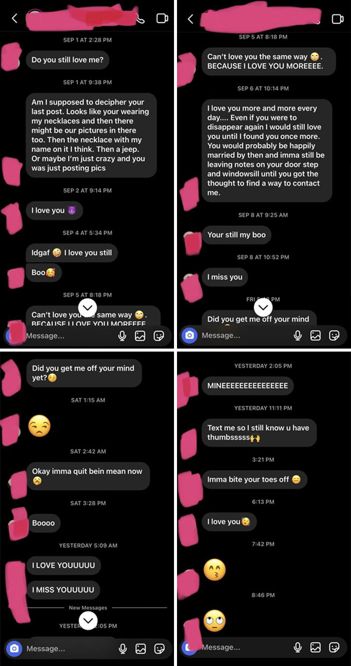 Guy Texts His Ex Of 2 Years Who's Been In A Relationship For 1.5 Years