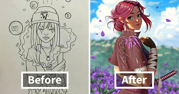 30 Times Artists Shared Their Work Online Proving They Worked Hard On Improving Their Skills
