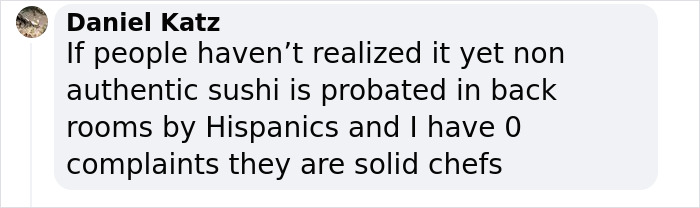 "Deranged Standards Are Only Applied To White People": Aussie-Style Sushi Spot In NYC Sparks Outrage "Deranged Standards Are Only Applied To White People": Aussie-Style Sushi Spot In NYC Sparks Outrage