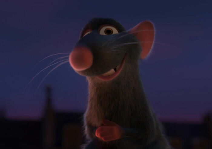 Ratatouille Remy smiling