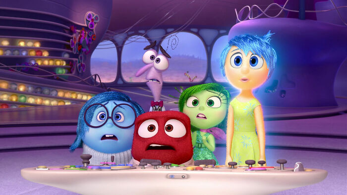 Inside Out five emotions