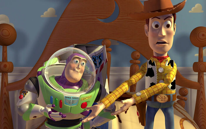 Buzz and Woody from Toy Story