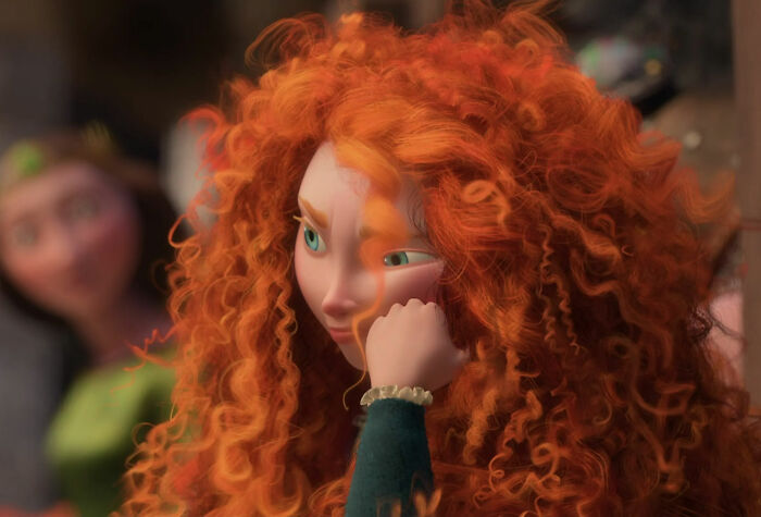 Brave Merida sitting