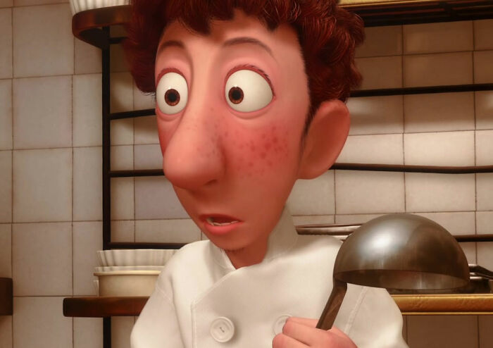 Linguini's from Ratatouille looking
