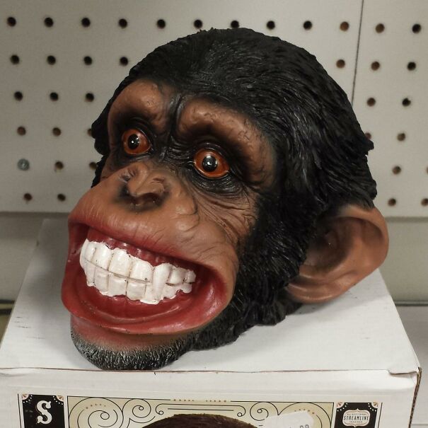 I Found This Chimp Bank In A Discount Store - Yes, Not Only Did It Come Home With Me, I Bought One For A Friend ☺