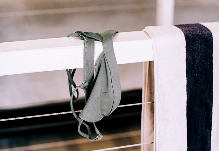 F***y Pack Hanging on a Railing