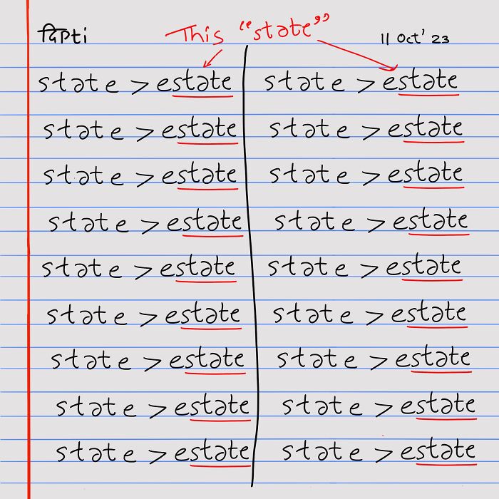 State > Estate