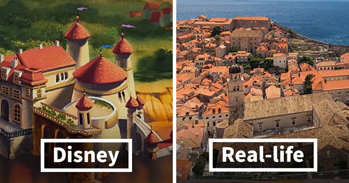 Disney Reveals A List Of Locations That Their Iconic Movie Sets Were Inspired By Or Filmed At (30 Pics)