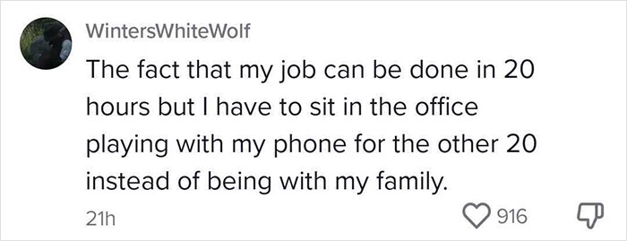 People Are Calling Out The 40-Hour Work Week After Woman Shares Exactly How We Ended Up Here People Are Calling Out The 40-Hour Work Week After Woman Shares Exactly How We Ended Up Here