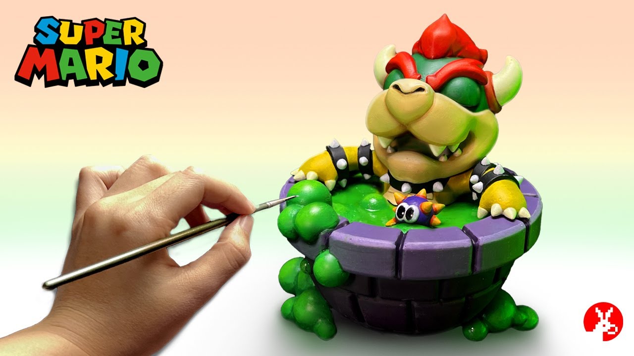 I Made Relaxing Bowser In The Bathtub [chibi Version]