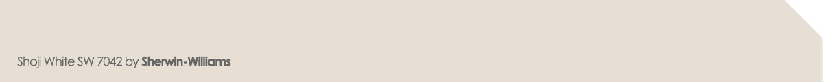 Light neutral paint sample Shoji White SW 7042 by Sherwin-Williams, a popular 2024 paint color option beyond gray. Light neutral paint sample Shoji White SW 7042 by Sherwin-Williams, a popular 2024 paint color option beyond gray.