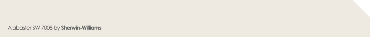 Alabaster SW 7008 paint sample by Sherwin-Williams showing a popular 2024 neutral color option beyond gray. Alabaster SW 7008 paint sample by Sherwin-Williams showing a popular 2024 neutral color option beyond gray.