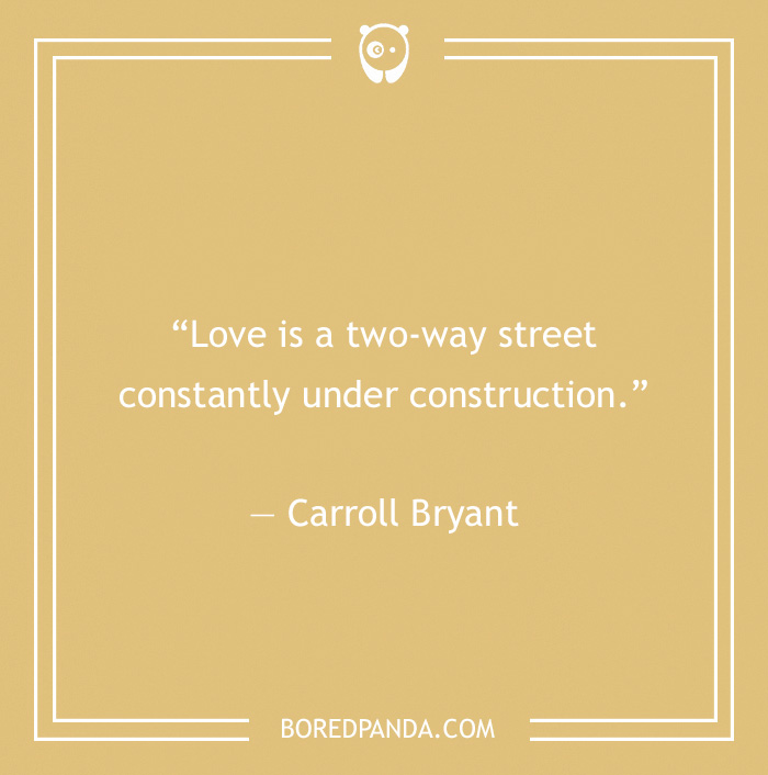 Carroll Bryant quote on giving and receiving 