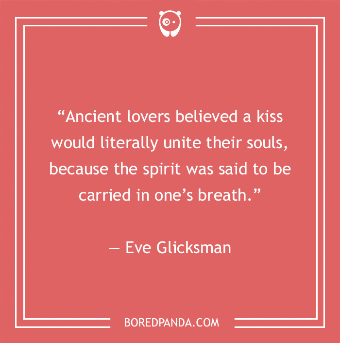 Eve Glicksman quote on ancient lovers