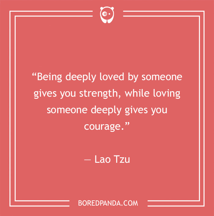 Lao Tzu quote on love and courage 