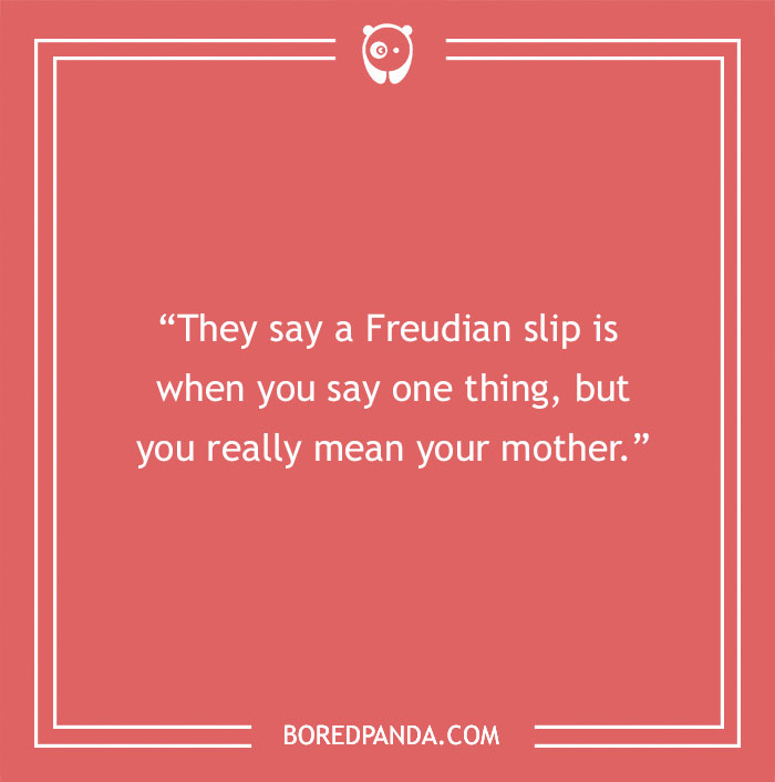 Smart joke on Freud