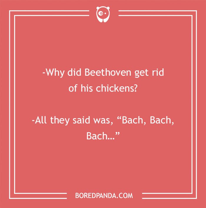 Smart joke about Ludwig van Beethoven