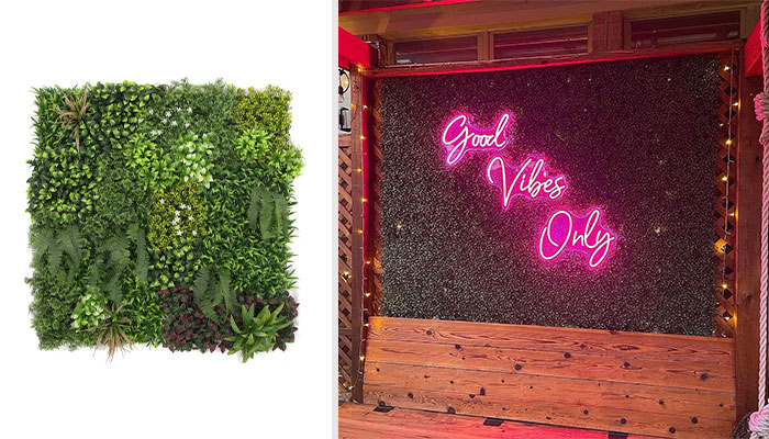 Transform Your Space With Faux Boxwood Panels - Create A Lush Greenery Wall That Brings The Outdoors In, Making Your Home A Haven Of Freshness!
