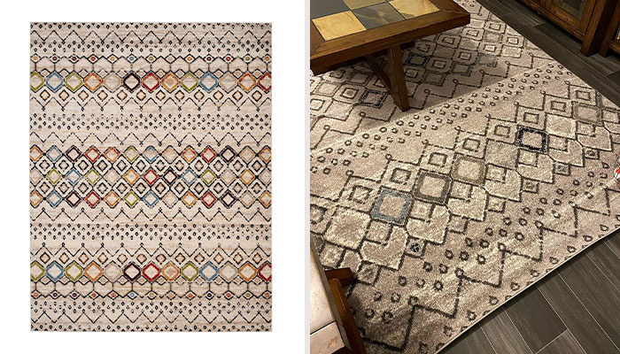 Amsterdam Collection Area Rug - Add A Touch Of Boho Elegance With The Ivory & Multi Design, Experience Non-Shedding Convenience And Effortless Care For High-Traffic Areas!