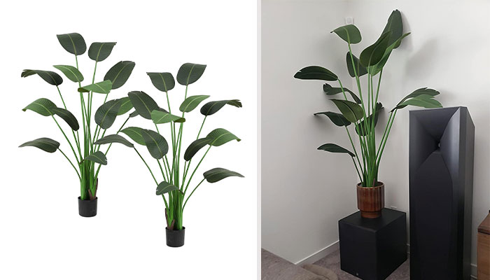 Tropical Paradise Delivered: Bring The Exotic Outdoors In With The 6ft Artificial Bird Of Paradise Tree - Enjoy The Beauty Of Nature Without The Hassle!