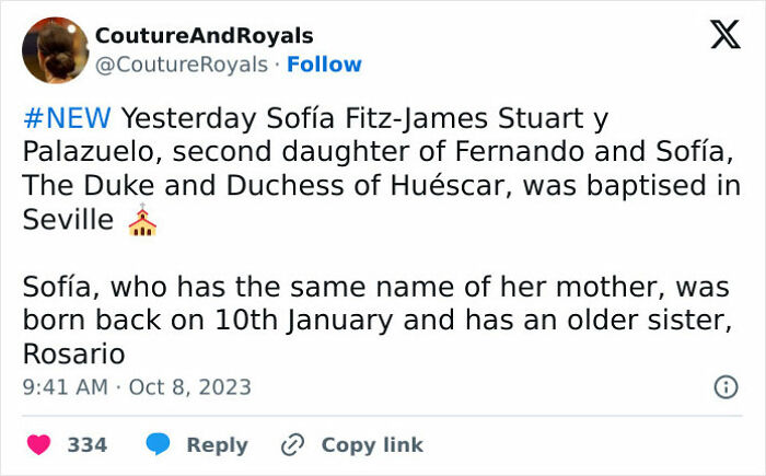 Royal Couple Ordered To Rename Their Baby Girl Over Her Name Being Ridiculously Long
