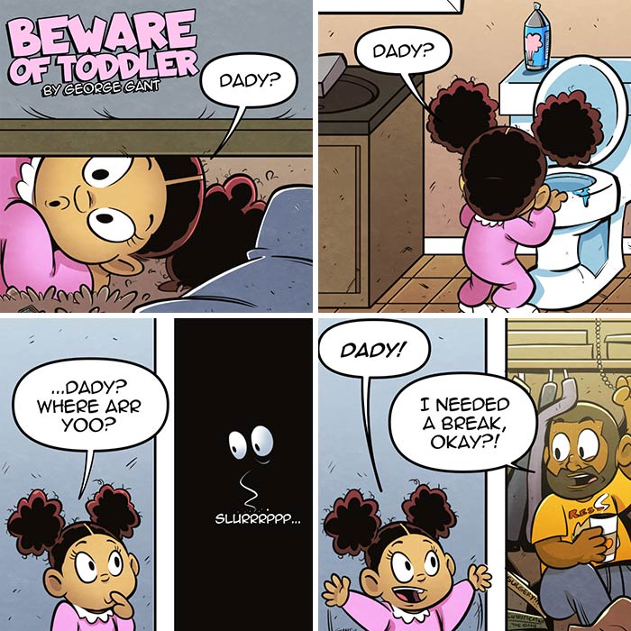 Toddlerhood: 32 Comics Loosely Based On My Experiences As A Stay-At-Home Parent