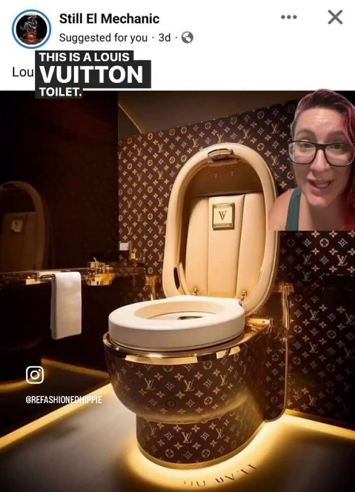 Gold Louis Vuitton Toilet On Sale For $100,000