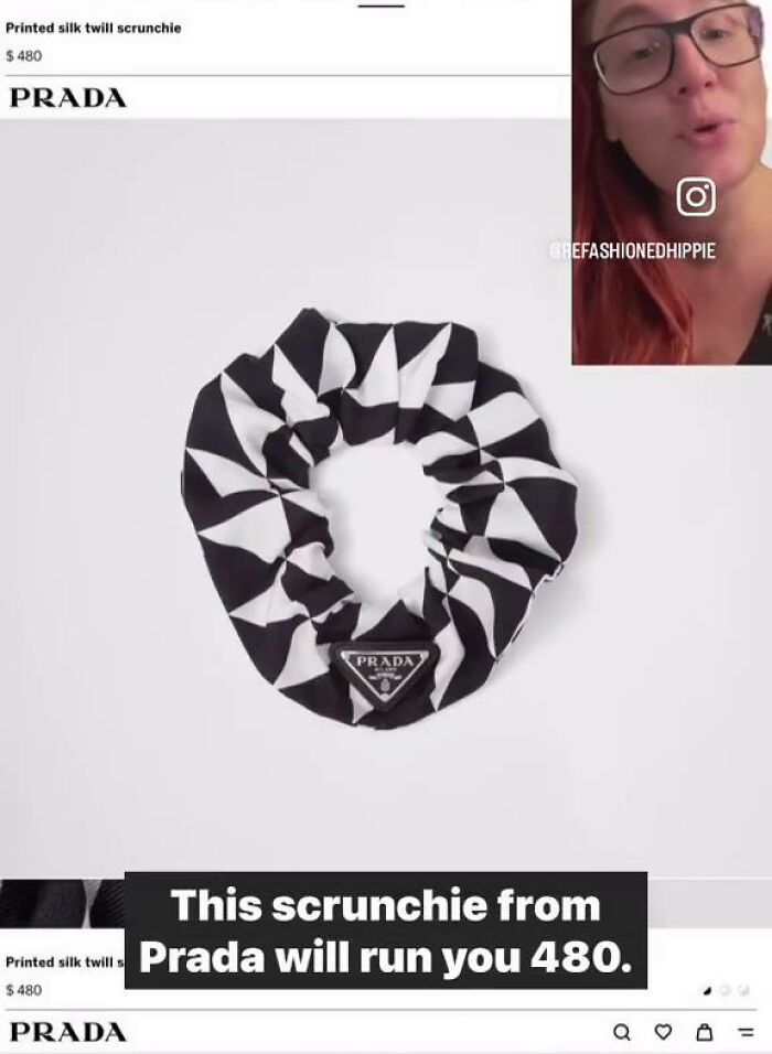 This Scrunchie From Prada Will Run You $480