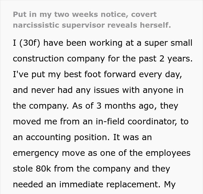 Supervisor Reveals Her True Colors After Employee Quits, Gets Fired Supervisor Reveals Her True Colors After Employee Quits, Gets Fired