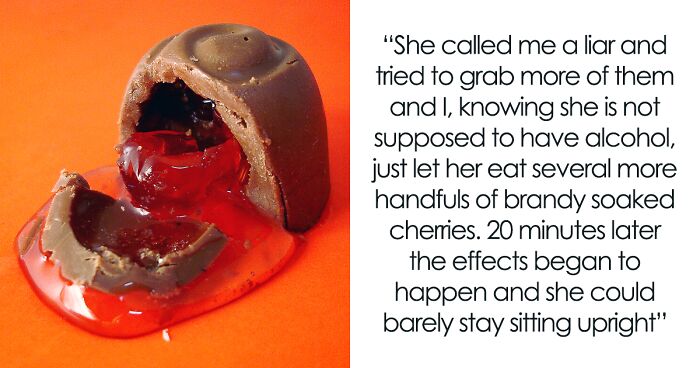 Old Lady Steals Brandy-Soaked Cherries Her Granddaughter Made For A Catering Event, Faces Hangover
