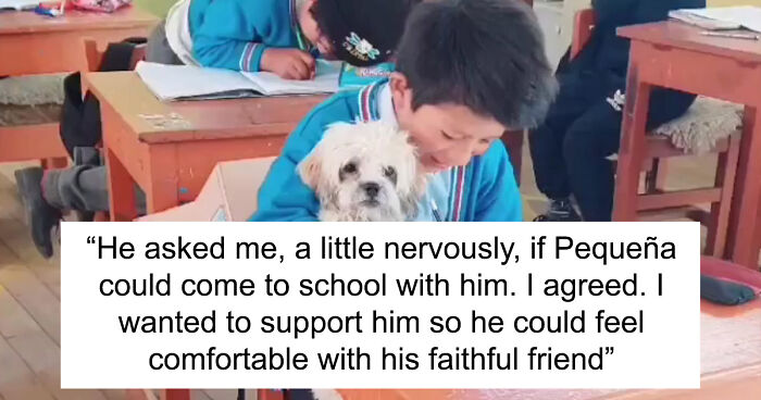 Student Going Through Hardships Asks Teacher If He Can Bring His Dog To School