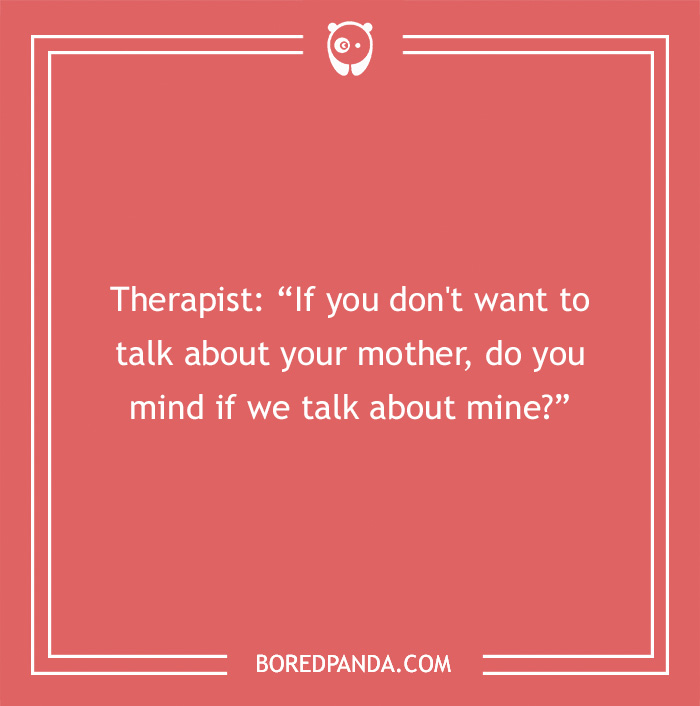Joke on therapy