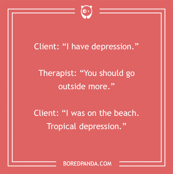 Joke on therapy