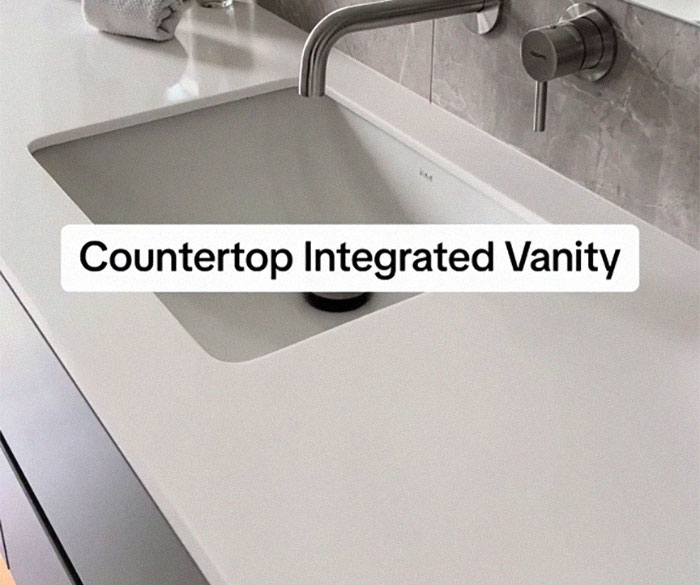 Would Do - Countertop Integrated Vanity