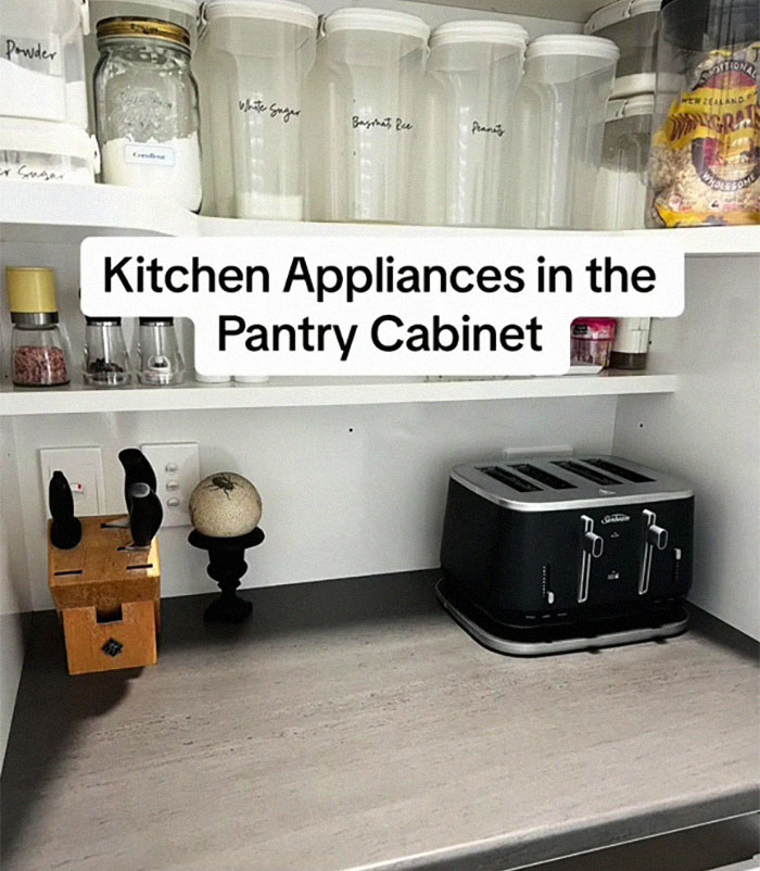Would Do - Kitchen Appliances In The Pantry Cabinet