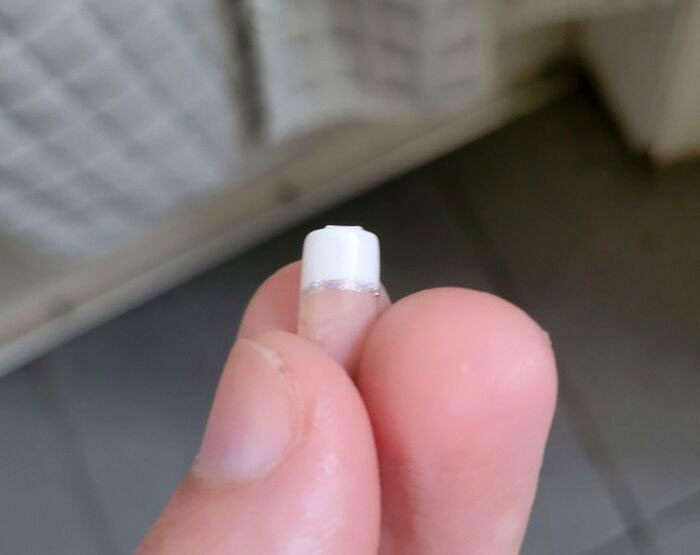 Found This Fake Nail On My Bathroom Floor. I Live Alone