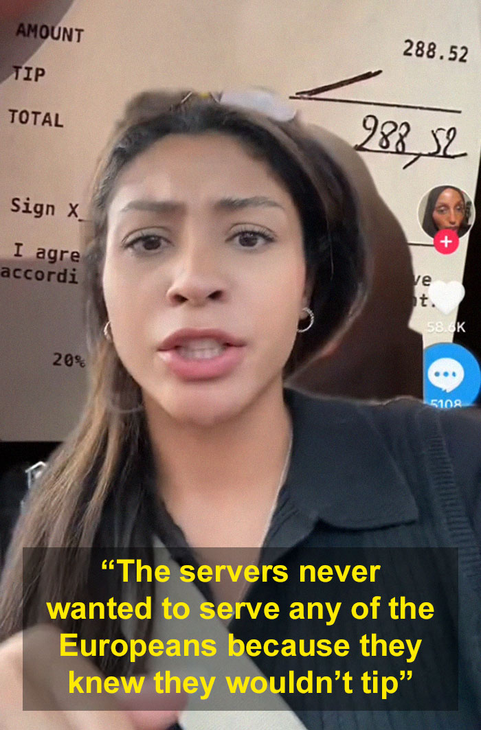 Woman Voices Her Frustrations Over Europeans Failing To Tip Properly, Faces Backlash Online