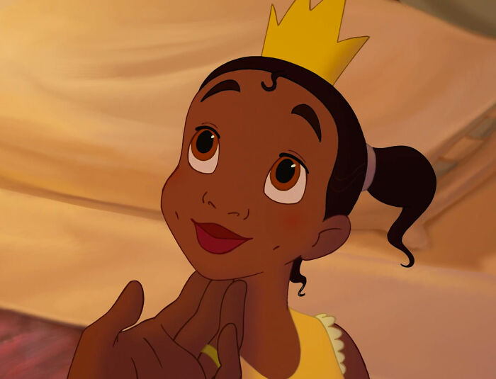 Princess kid Tiana from Princess and the frog