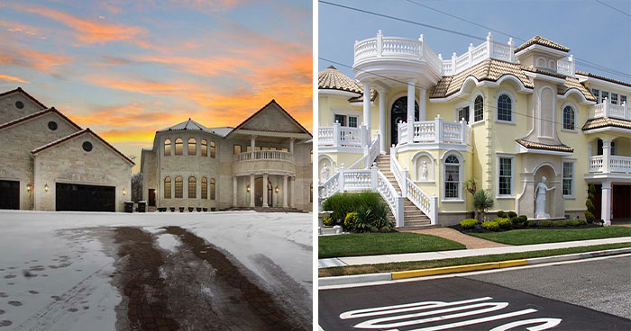 35 Mansiones enormes con diseños horribles