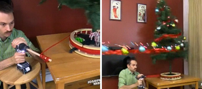 How To Decorate Xmas Tree In 10 Seconds