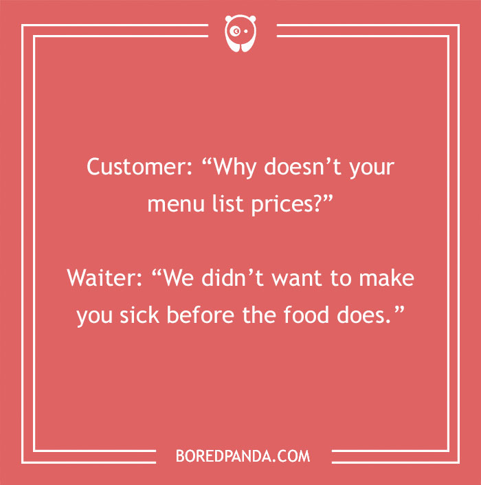 The Ultimate Collection Of Funny Waiter Jokes And Gags Bored Panda