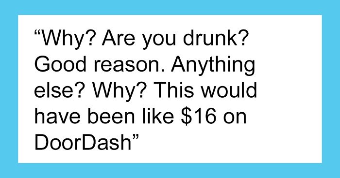 Woman Can’t Understand Why People Order DoorDash Instead Of Just Driving, Gets A Reality Check